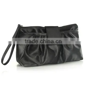 Satin Cosmetic Bag With Closer thumbnail-1