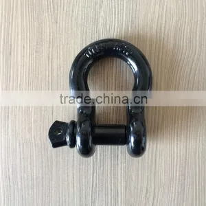 3/4'' D Shackle US Type Shackle for Tow Strap With Black Powder Coating thumbnail-3