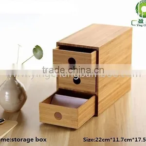 Small Bamboo Accessory Storage Drawer thumbnail-1