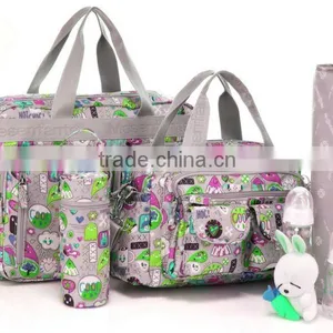 Multi Function Mommy Pack Single Shoulder Backpack Baby Diaper Bag Set thumbnail-1