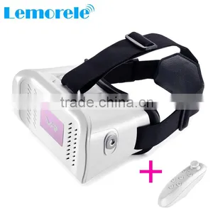 Most Hot VR BOX Virtual Reality Headset Goggles 3D Glasses With Bluetooth Wireless Remote Control,custom Branded thumbnail-1
