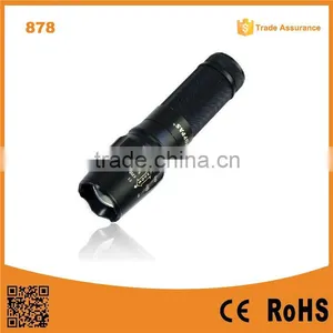 Hot Sale Super Bright 400Lm Rechargeable Zoom Aluminium Torch Lighter thumbnail-1