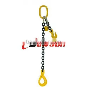 Grade 80 Single Leg Chain Sling With Master Link and Hook thumbnail-1