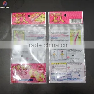 Custom Printed Resealable Self Seal Opp Packing Bag With Hanging Hole Header thumbnail-1