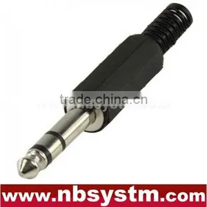 6.35mm Stereo Plug With Plastic Tail thumbnail-1