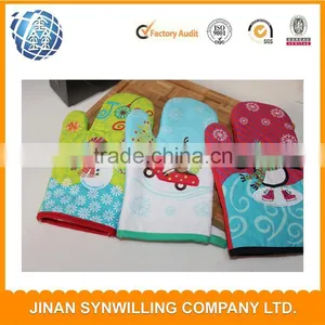 Customized Gloves Design Printing Kitchen Oven Mitt Wholesale thumbnail-1