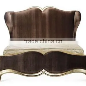 European Style Solid Wood Classical Bedroom Furniture Set Bed Bedside Table Wardrobe Dressing Table Commode thumbnail-2