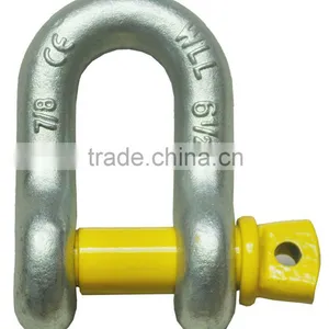 Drop Forged Hardware Tempered Alloy Steel/carbon Steel Lifting Hoist DW Shape High Strength Shackle(alloy Steel) thumbnail-3