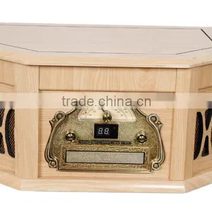 Rain Lane Elegant Furniture Wooden 6-in-1 Vinyl Record Player thumbnail-4