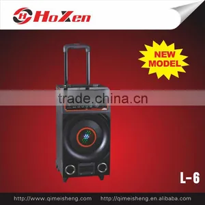 2013 Latest Fashionable Professional Portable Speaker With USB/SD/FM/ Rechargeble Battery /Remote Control thumbnail-1