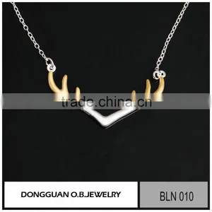 18K Gold Chain Necklace Designs Fashion Silver Animal Necklace thumbnail-4