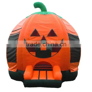 Seasonal Inflatable Halloween Bounce Jump House, Pumpkin Bounce House thumbnail-1