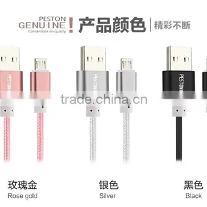 Aluminum Alloy Micro USB Data Cable Wholesale for Iphone USB 2.0 Cable thumbnail-4