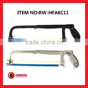Factory Supply 12" Eletro Plated White or Plastic Sprayed Black Adjustable Hacksaw Frame thumbnail-1