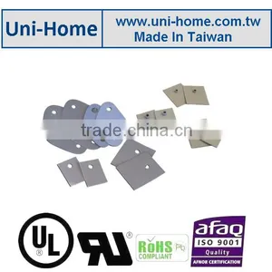 RoHS Complied Customized Cutting Thermal Conductive Rubber Pad With Fiberglass Reinforcement for High Performance Component thumbnail-1