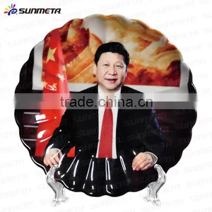 Sublimation Blank Ceramic Plate Beautiful Pattern thumbnail-2