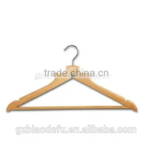Wooden Clothes Hanger Stand With Trouser Bar thumbnail-1