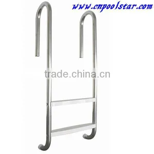 Commercial Stainless Steel Pool Ladder With Plastic Stairs & Safety Handrail P1843 3 Steps Safety Wide Step Ladders With Handrai thumbnail-1