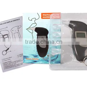 Personal Breathalyzer Alcohol Tester Keychain thumbnail-1
