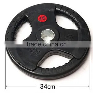 Colored Crossfit Equipment Solid Rubber Olympic Bumper Plates thumbnail-2