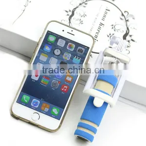 Mini Foldable Cable Selfie Stick Wired Selfie Stick thumbnail-1
