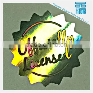 Security Genuine PET Hologram Sticker Anti-counterfeit Laser Sticker and Anti-faker Sticker Label thumbnail-5