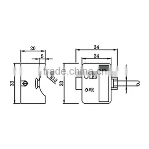 Q33 Cable Series DC 3-wire Capacitive Proximity Sensor for Duct Liquid Level Detection thumbnail-2