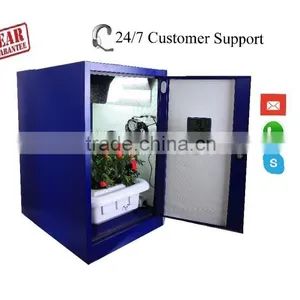 Hydroponic Indoor Gardening System Home Plant Green House Grow Box Cabinet pc Hydroponic Kits thumbnail-1