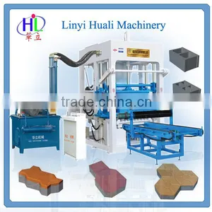 Italy QT4-15B Medium Size Fully Automatic Hydraulic Interlocking Vibrated Block Making Machine Price thumbnail-3