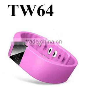 2016 TW64 Fitness Activity Tracker Bluetooth 4.0 Smartband Sport Bracelet Smart Band Wristband Pedometer For IOS Samsung Android thumbnail-1