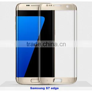 Itop Hot Sale Curved Mobile Phone Tempered Glass Screen Protector for Samsung S7 Edge thumbnail-3