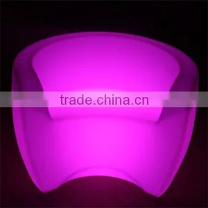 PE Plastic Color Change Bar Stool Led Sofa thumbnail-1