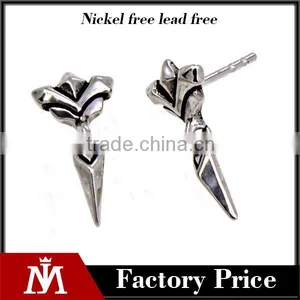 Stainless Steel Earrings Fashion Cute Casting Hot Sell Earrings for Men thumbnail-1