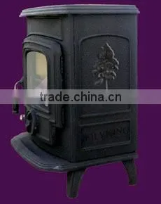 Decorative Wood Burning Stoves, Wood Oven, Antique Cast Iron Base Stove thumbnail-1