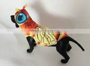 Factory Wholesale Plush Bee Pet Cosplay Costume Plush Dog Pet Clothes Cat Pet Dog Coat Plush Material Bee Shaped Pet Coat thumbnail-1