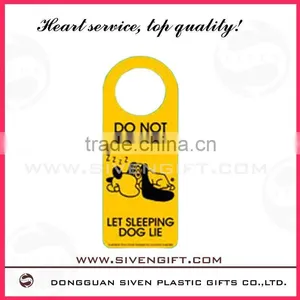 Hot Selling Fashion Design Soft Pvc Door Hanger With High Quality thumbnail-1