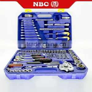 123 Pieces Metric Sleeve Multi Dimension Hand Tools Kit thumbnail-1