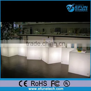 Rechargable Rgb Plastic Led Light Sitting Cubes,led Cube thumbnail-4