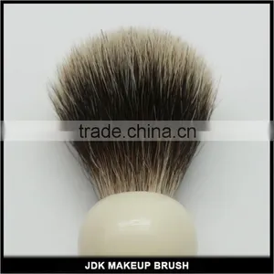 Milk White Color Resin Handle Silver Badger Hair Shaving Brush Wholesale Shaving Brushes Shaving Brush Knot thumbnail-5