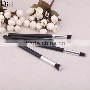 Portable Cosmetic 4pcs Black Angled Eye Liner Eyebrow Makeup Brushes thumbnail-2