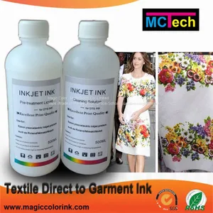 New Premium Pure Cotton Dtg Textile Pigment White Ink For Brother Gt3 Gt-361 Gt-3 Series thumbnail-3