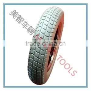 Keyway Bearing Type Aluminum Rim pu Foam Tyre Wheelchair Wheel thumbnail-5