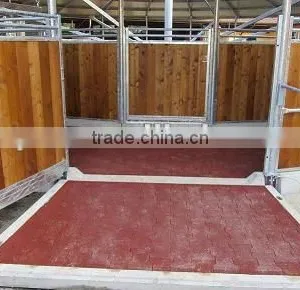 Horse Racing Care Red Face Dog-bone Pavers Rubber Brick Tile 23mm Thickness thumbnail-1