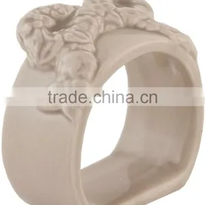 Personalized Handmade Ceramic Napkin Ring for SALE thumbnail-1