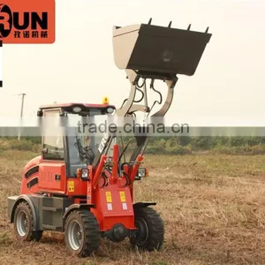 Everun ER08 CE Hydraulic Small Radlader for Sale With Snow Blade and Overseas Service thumbnail-4
