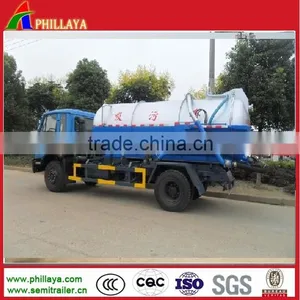 5.8 M3 Small Vacuum Sewage Tank Truck Trailer Sale thumbnail-4