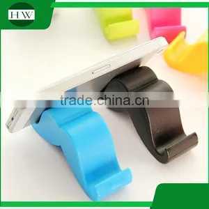 Multi Mini Plastic Portable Mustache Desktop Table Cell Mobile Phone Bracket Stand Support Holder thumbnail-3