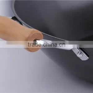 Kitchen Sanded Outside Frying Pan Cast Aluminum Cookware Set thumbnail-5