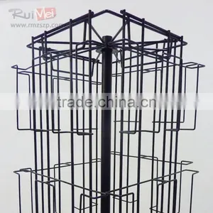 Multi-Tier 4-side Rotating Greeting Card Display Racks for Sale thumbnail-3