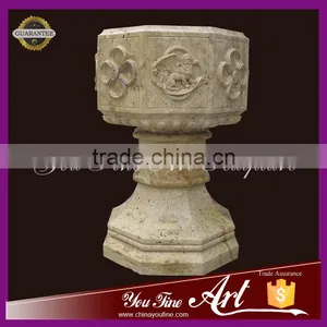 Hand Carved Natural Stone Baptism Statues thumbnail-1
